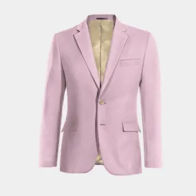 Light purple slim fit stretch blazer.