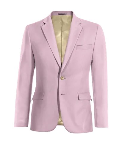 Light purple slim fit stretch blazer.