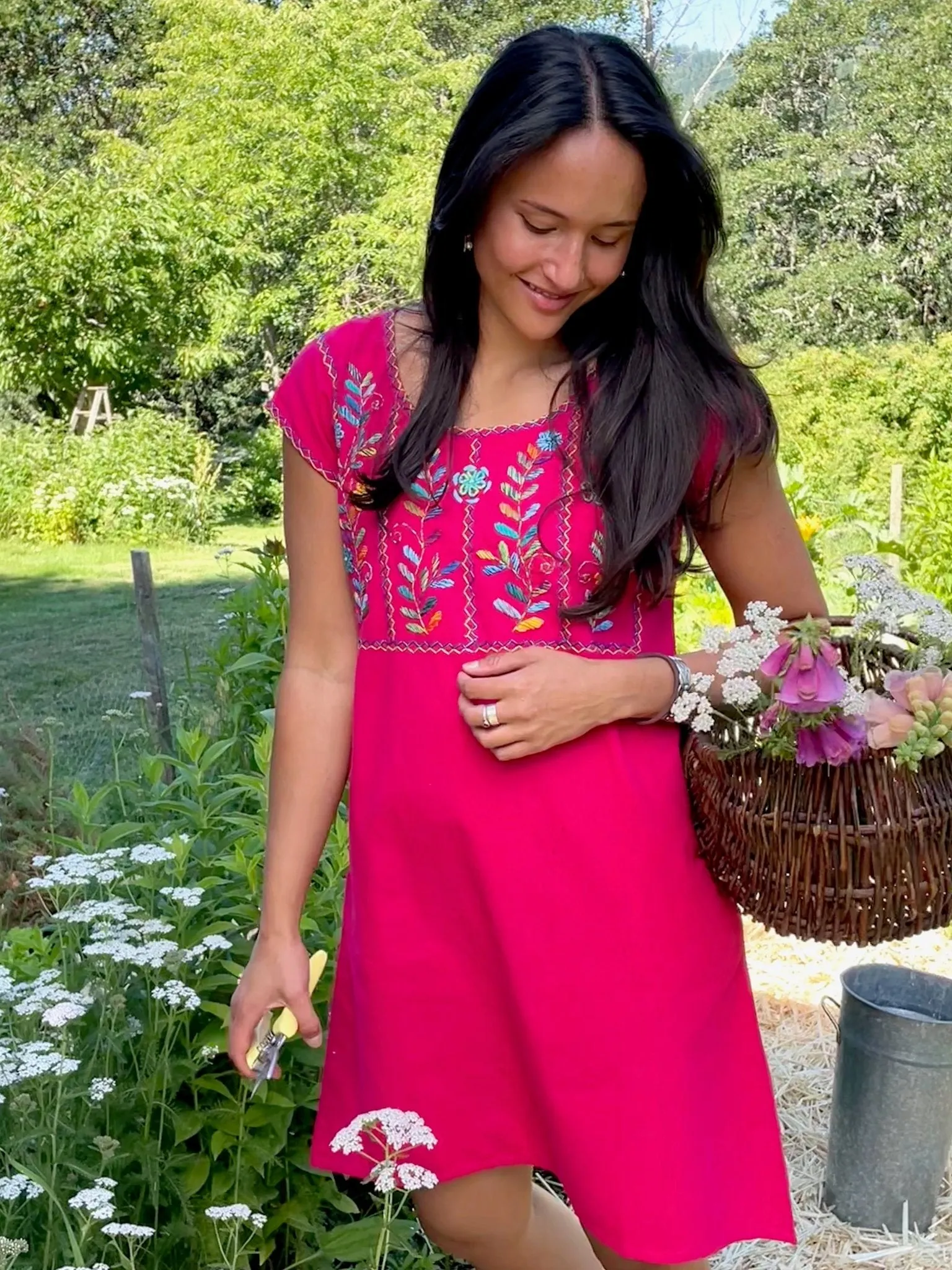 Lilia Fuchsia Party Dress