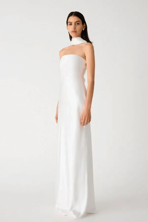 Lilia Ivory Maxi Dress