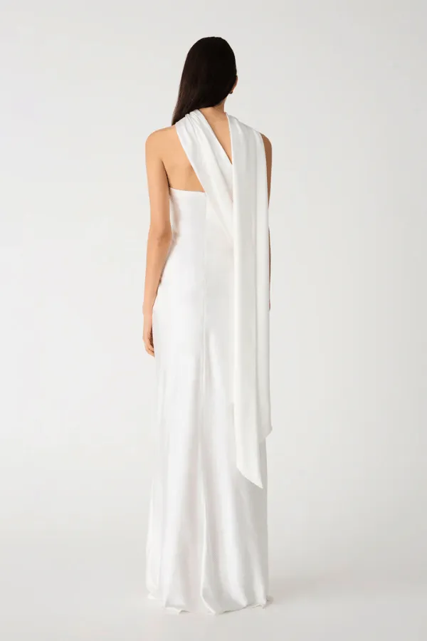 Lilia Ivory Maxi Dress