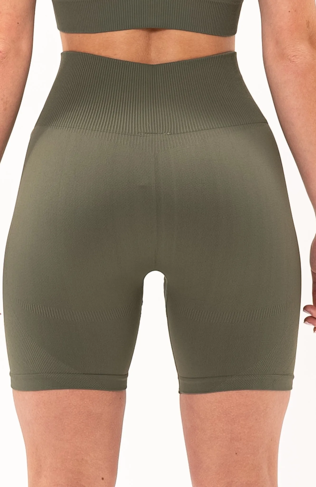 Olive Fade Limitless Seamless Shorts