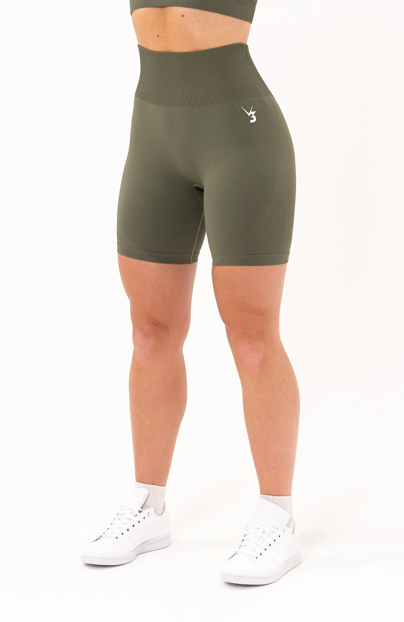 Olive Fade Limitless Seamless Shorts