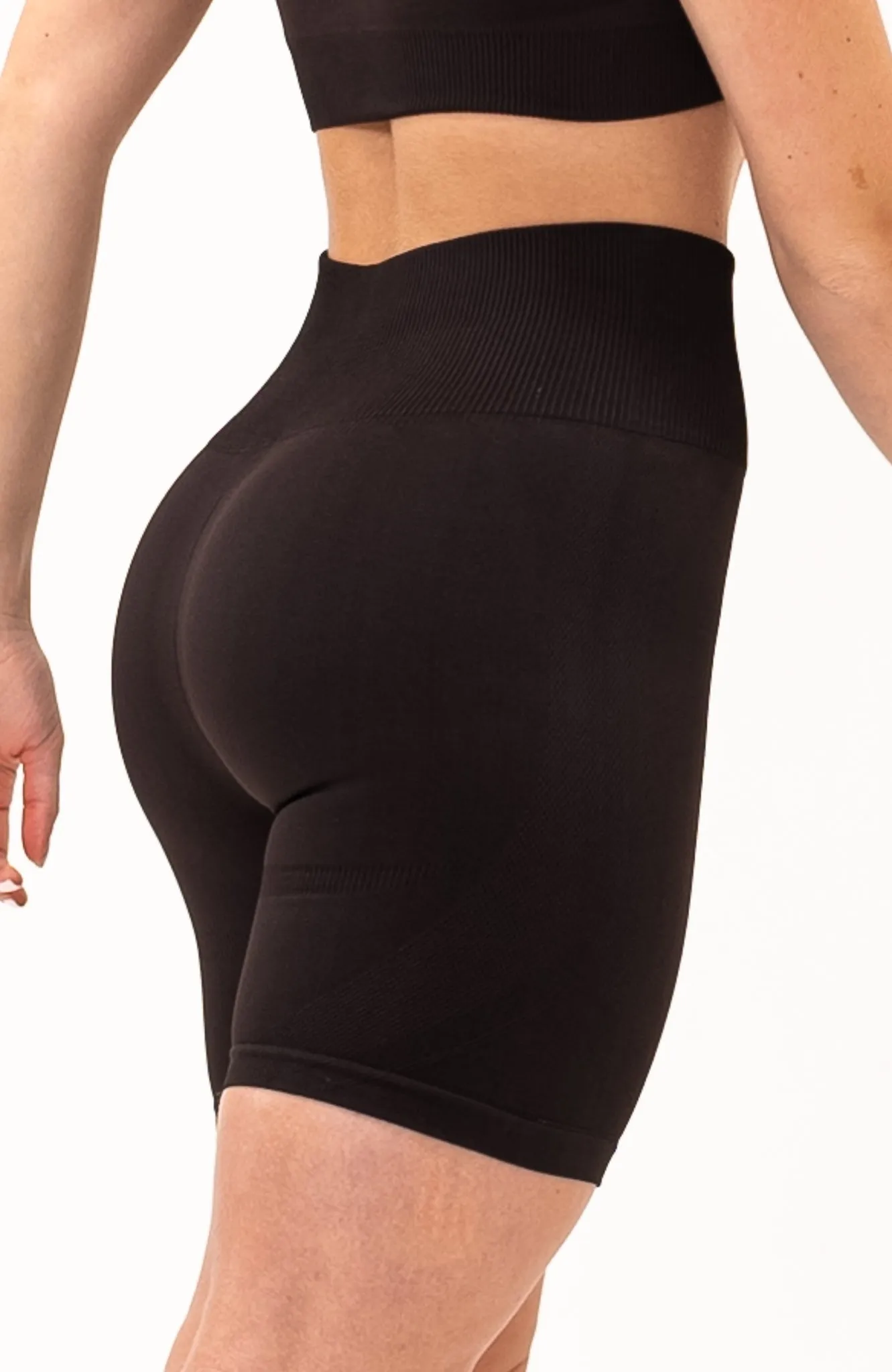 Walnut Brown Limitless Seamless Shorts