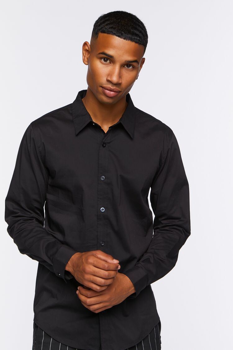 Long-Sleeve Shirt with Collar