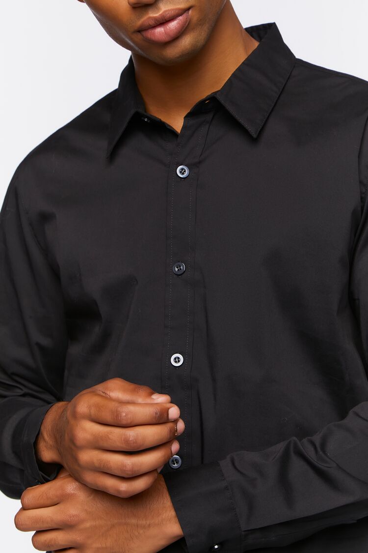 Long-Sleeve Shirt with Collar