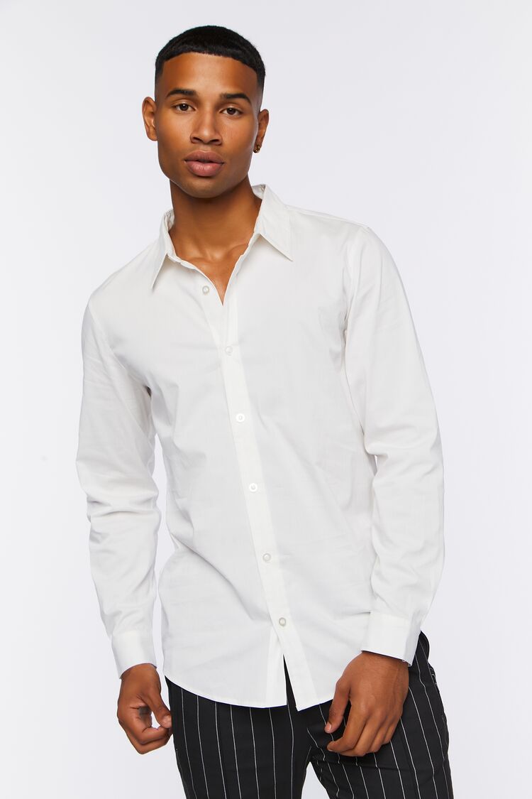 Long-Sleeve Shirt with Collar