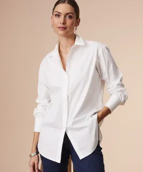 Long Sleeve Cotton Blouse