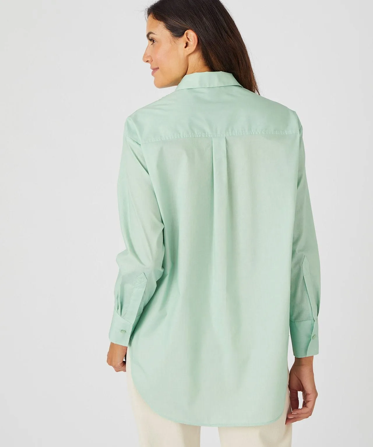 Long Sleeve Cotton Blouse