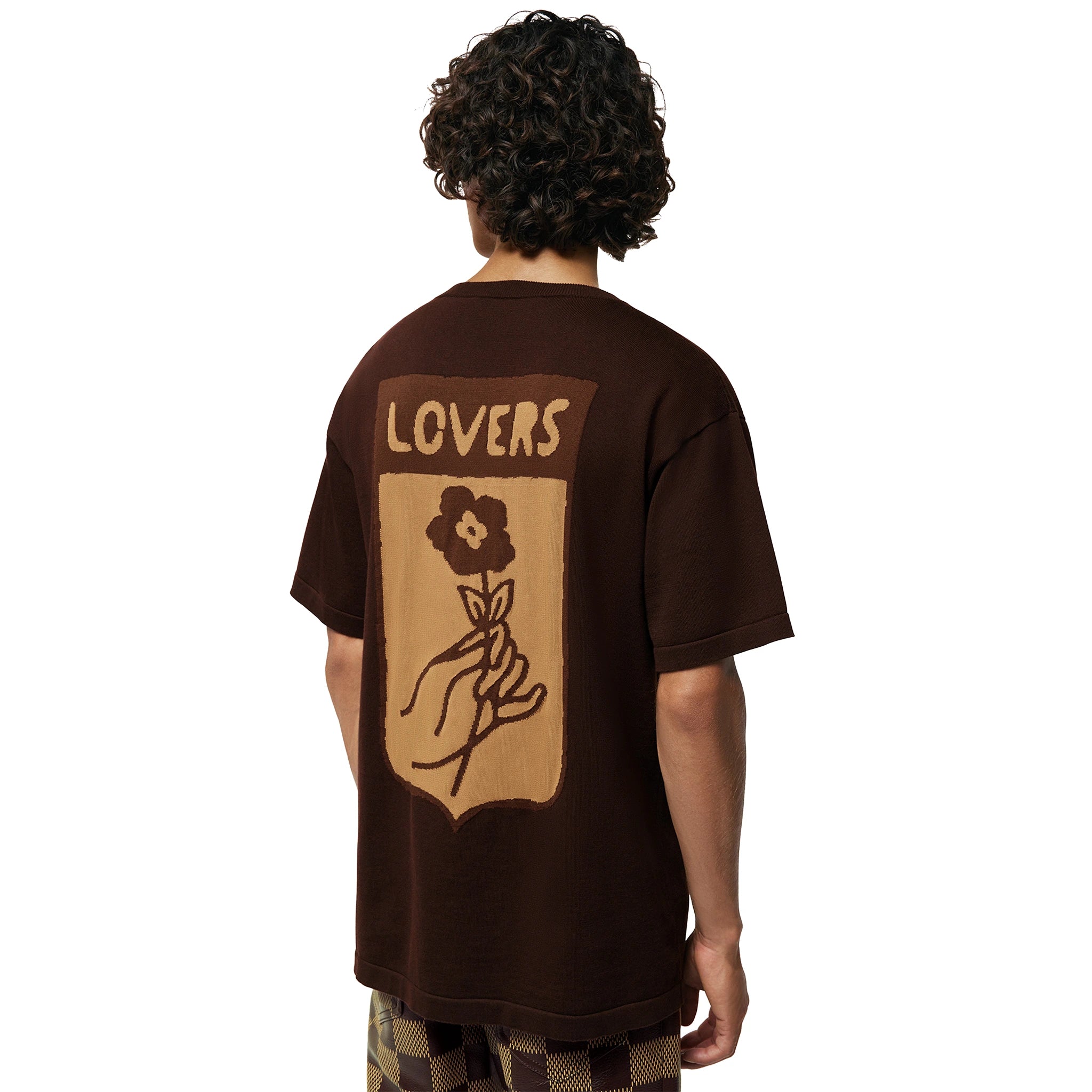 Louis Vuitton Brown Trunk Print Cotton T-Shirt