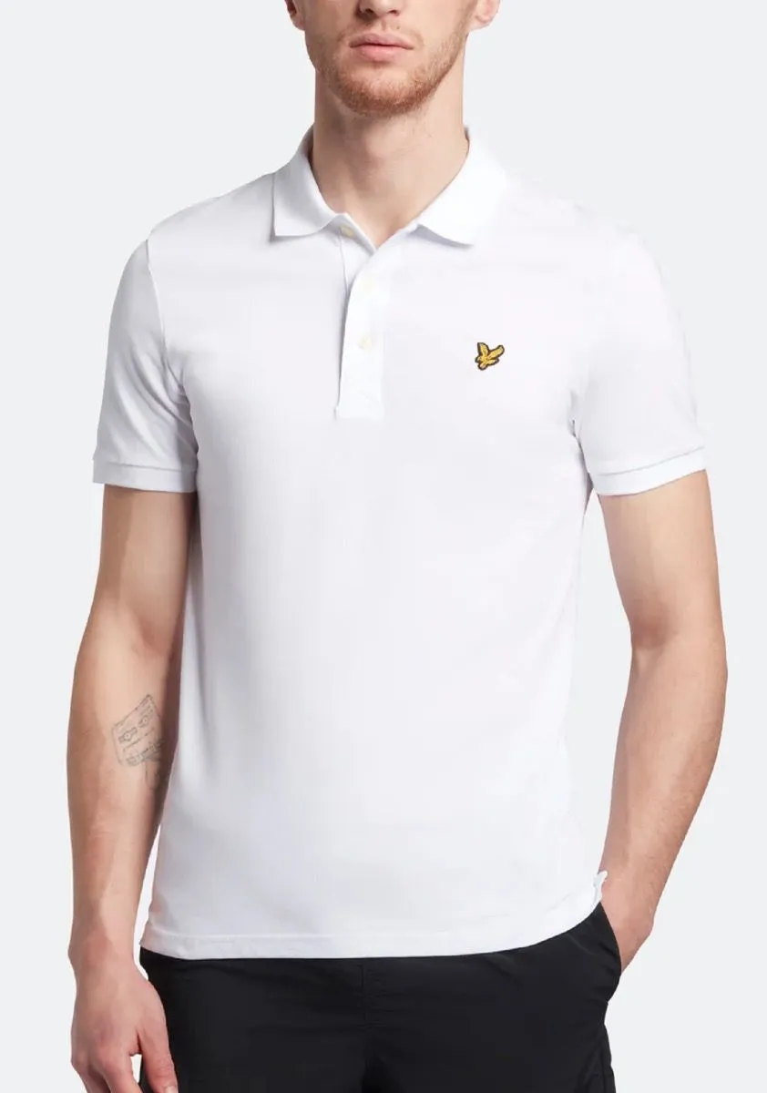 Lyle & Scott Casual Short Polo Shirt White