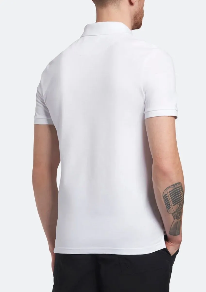 Lyle & Scott Casual Short Polo Shirt White