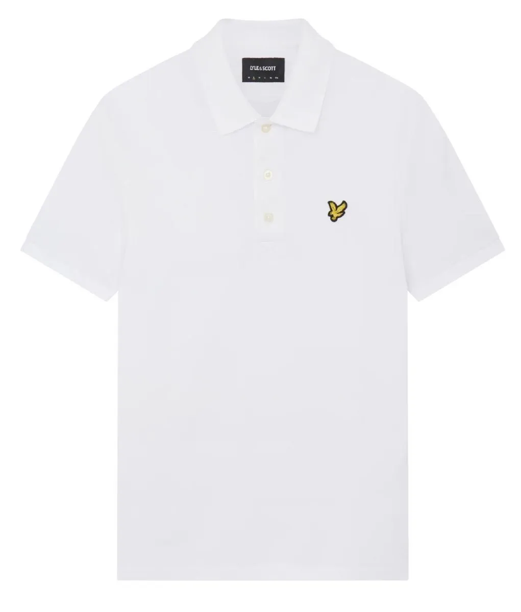 Lyle & Scott Casual Short Polo Shirt White