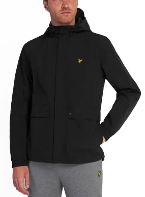 Lyle & Scott Jet Black Hooded Pocket Jacket