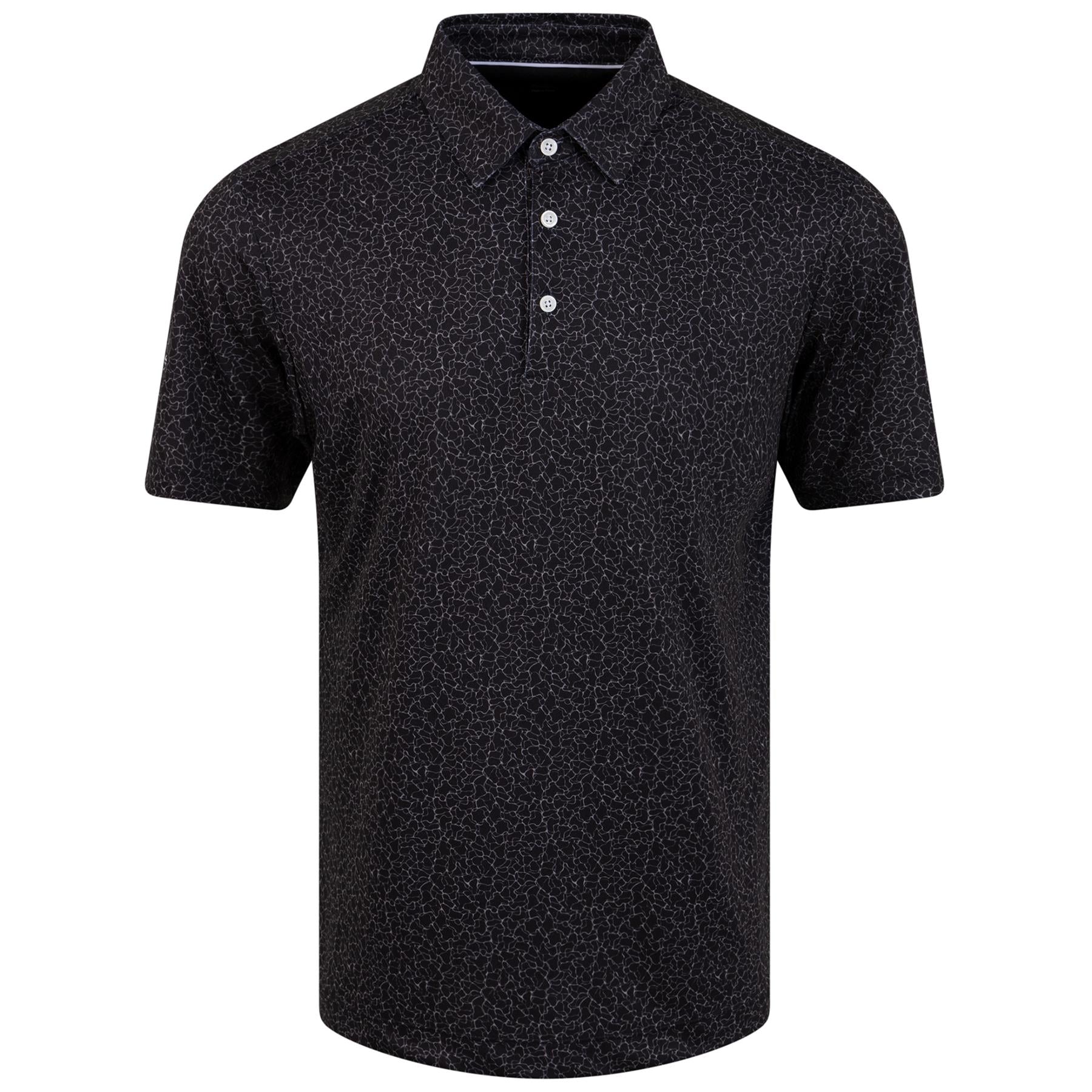 Mani Ventil8+ Polo Black - 2024, Breathable Regular Fit.