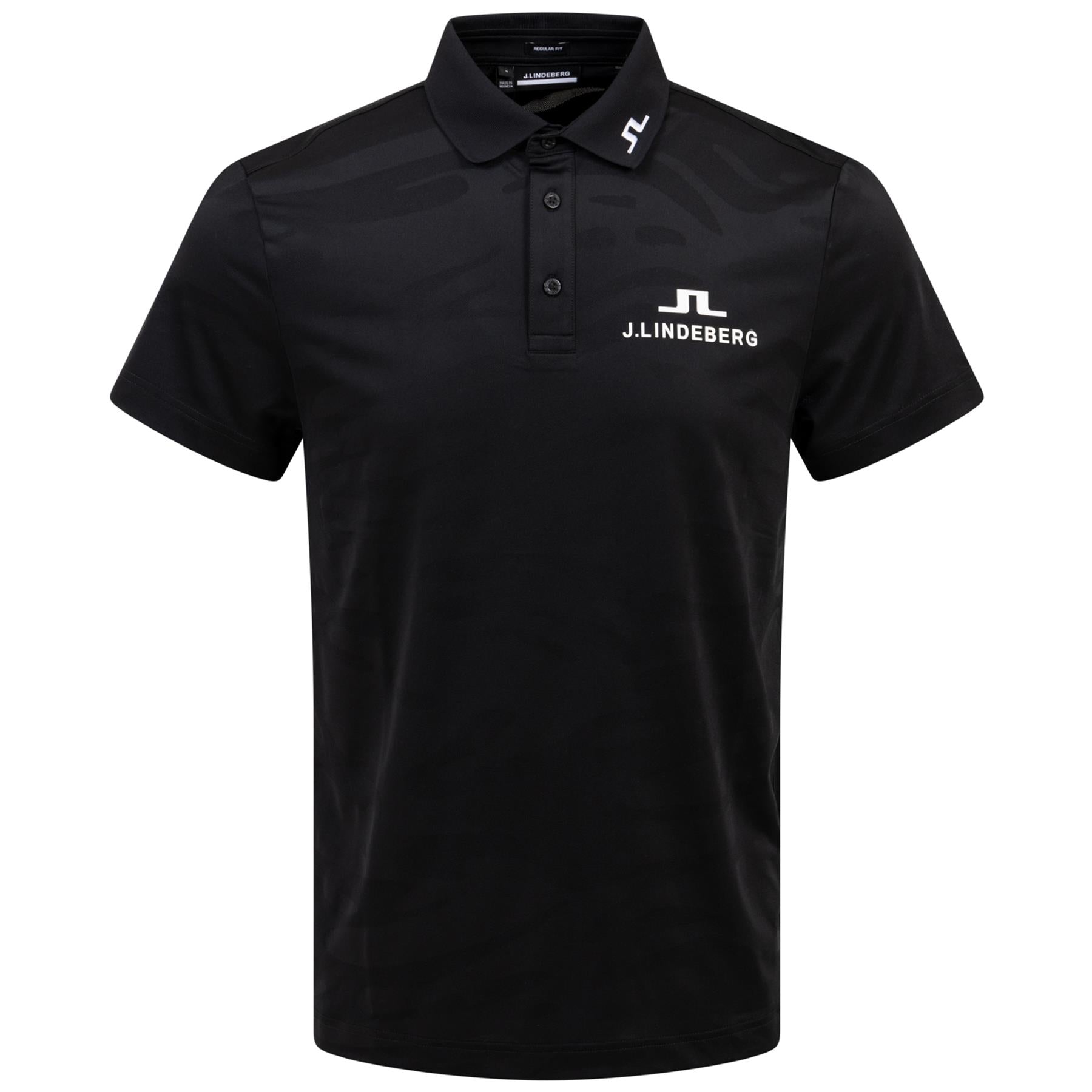 Mat Regular Fit Black Jacquard Tour Polo SS24