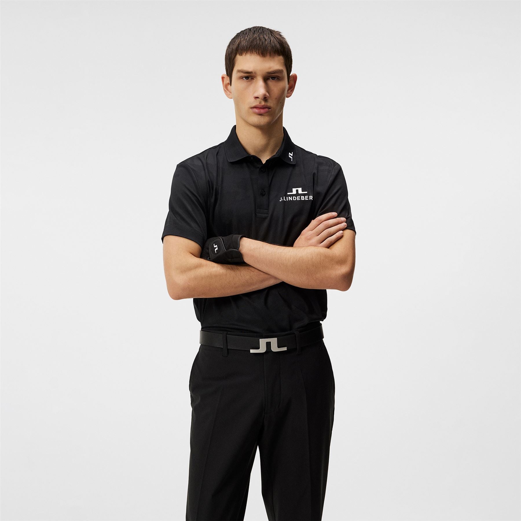 Mat Regular Fit Black Jacquard Tour Polo SS24