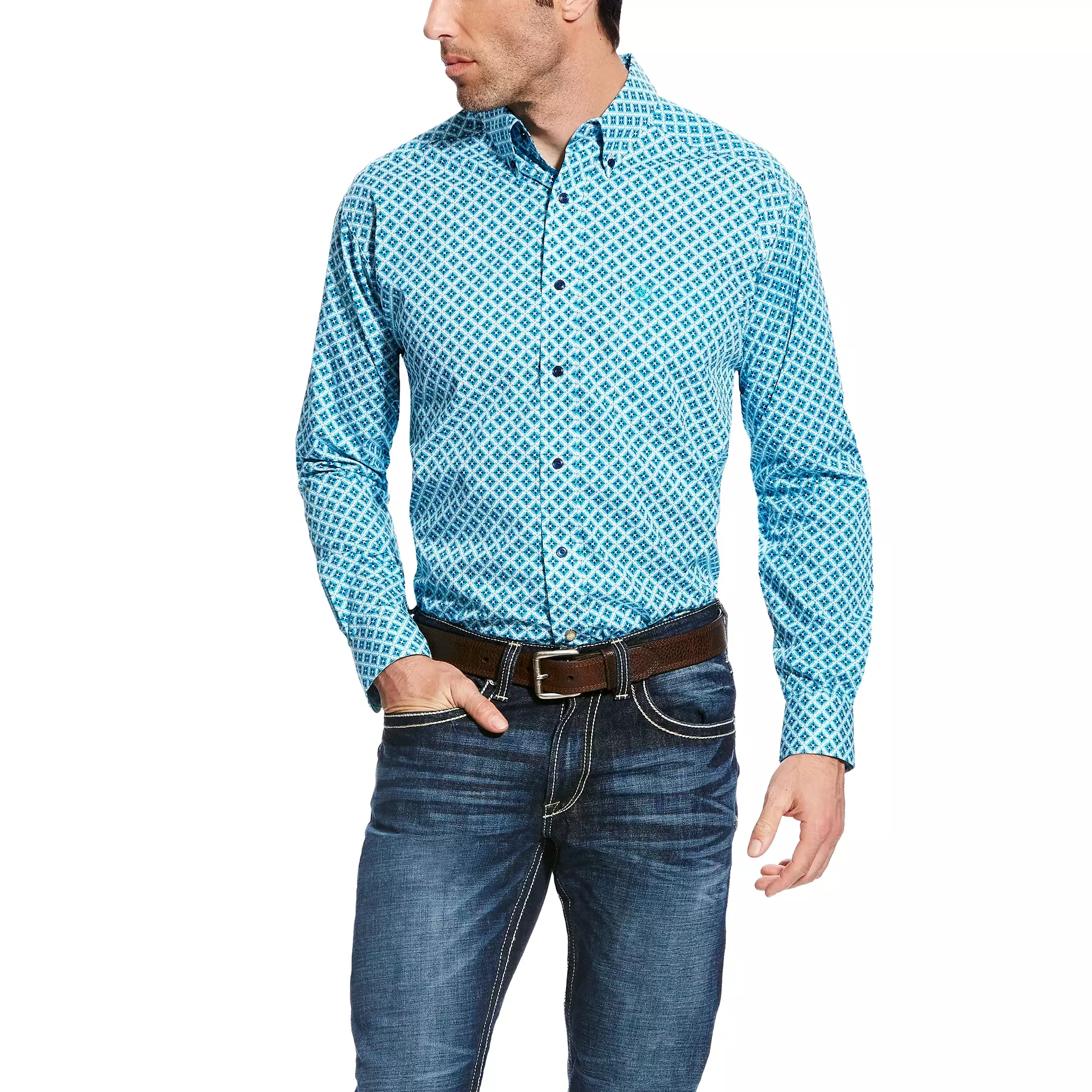 Men's Ariat Godwin Shirt, Poppies - Buy Online | Ariat