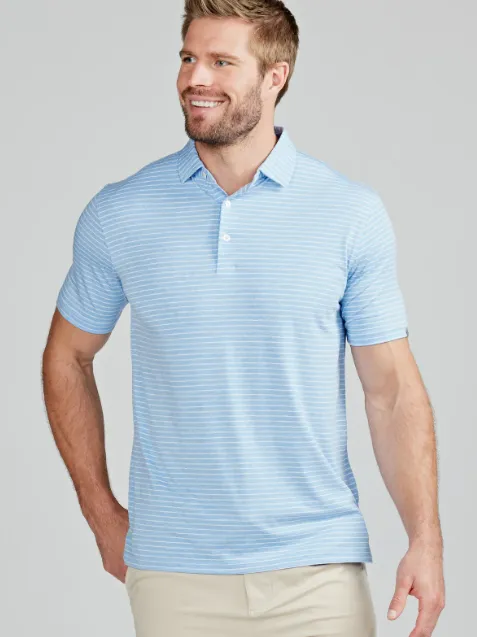 Men's Tasc Brookline Stripe Cloud Polo