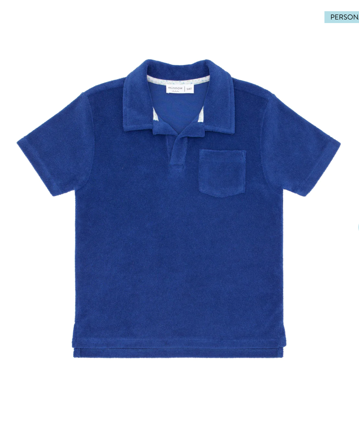 Minnow Boys Cove Blue Polo Shirt