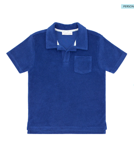 Minnow Boys Cove Blue Polo Shirt