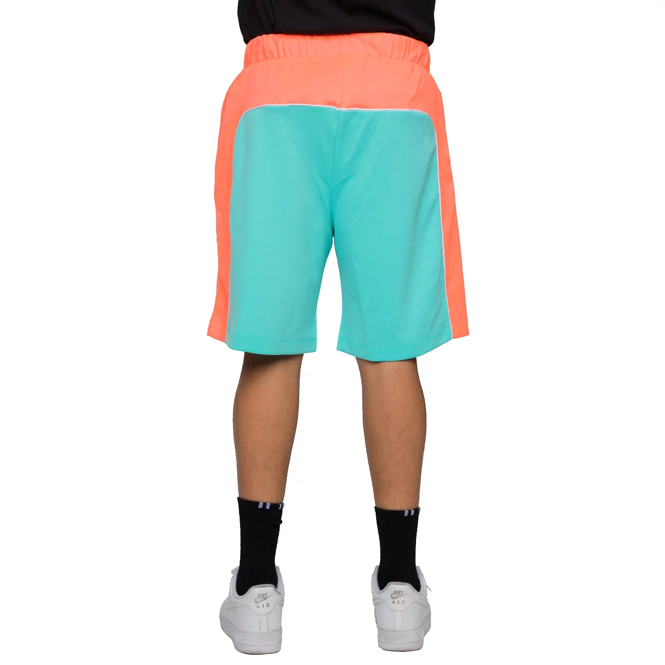 Mint Piping Track Shorts