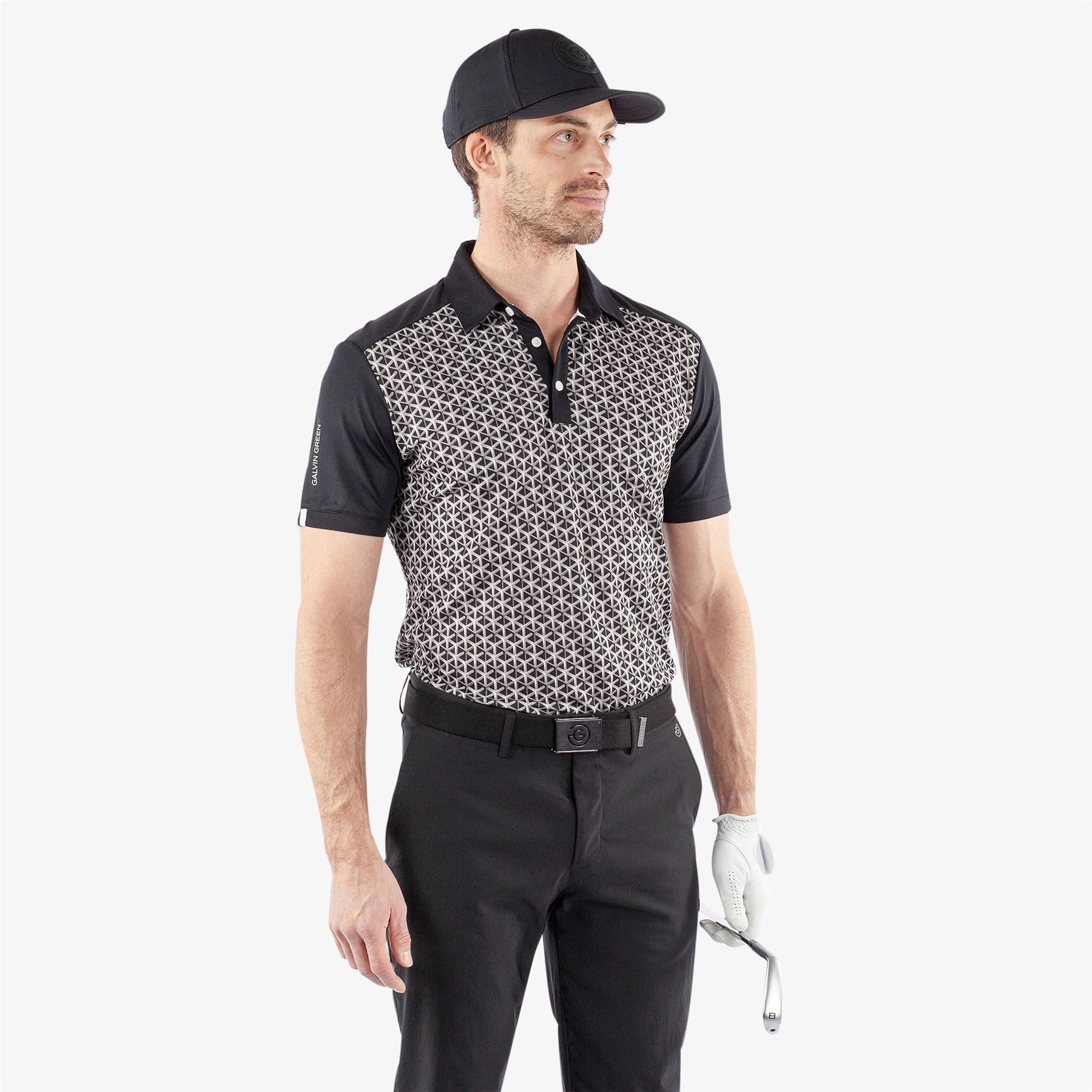 Mio Ventil8+ Polo Shirt in Sharkskin/Black - SS24