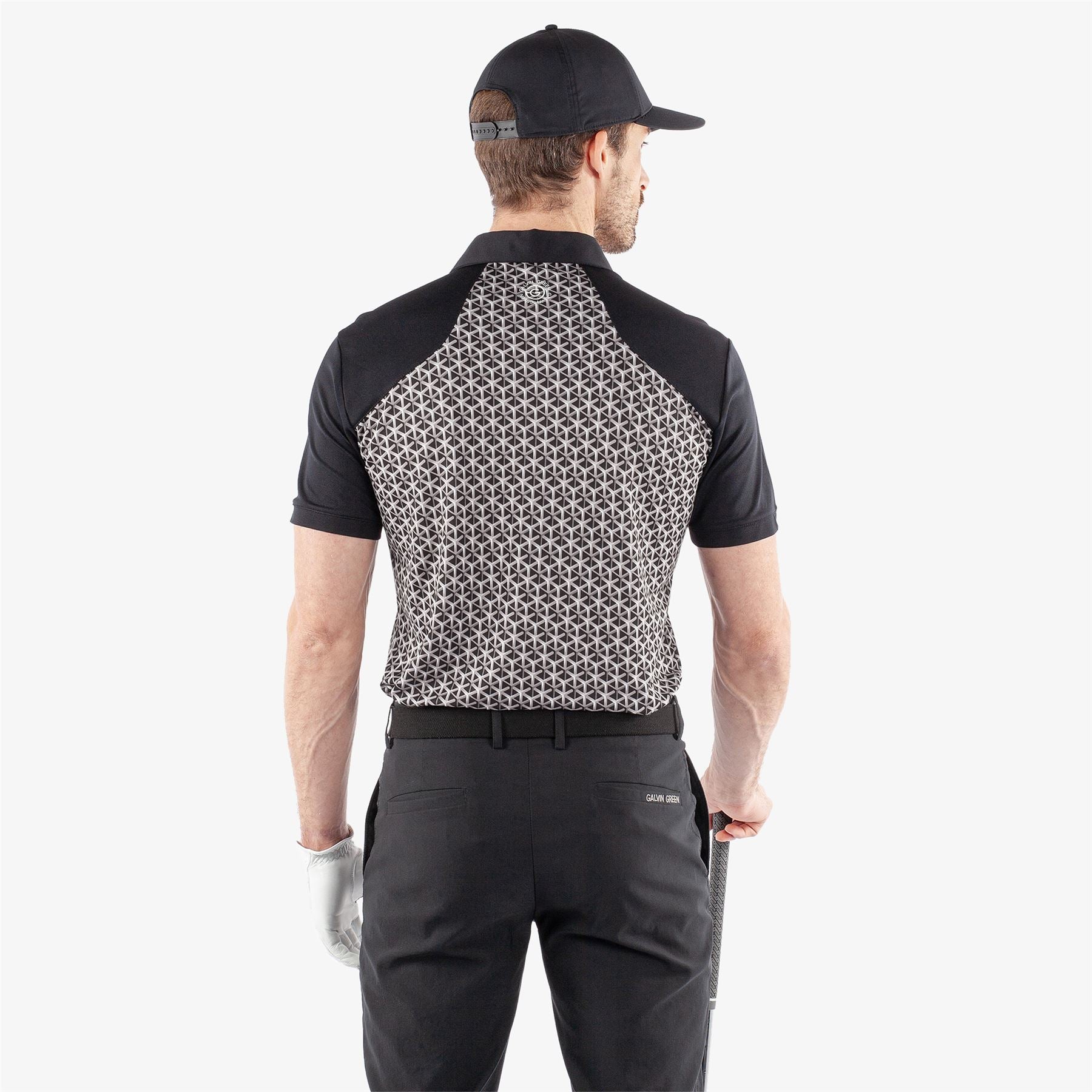 Mio Ventil8+ Polo Shirt in Sharkskin/Black - SS24