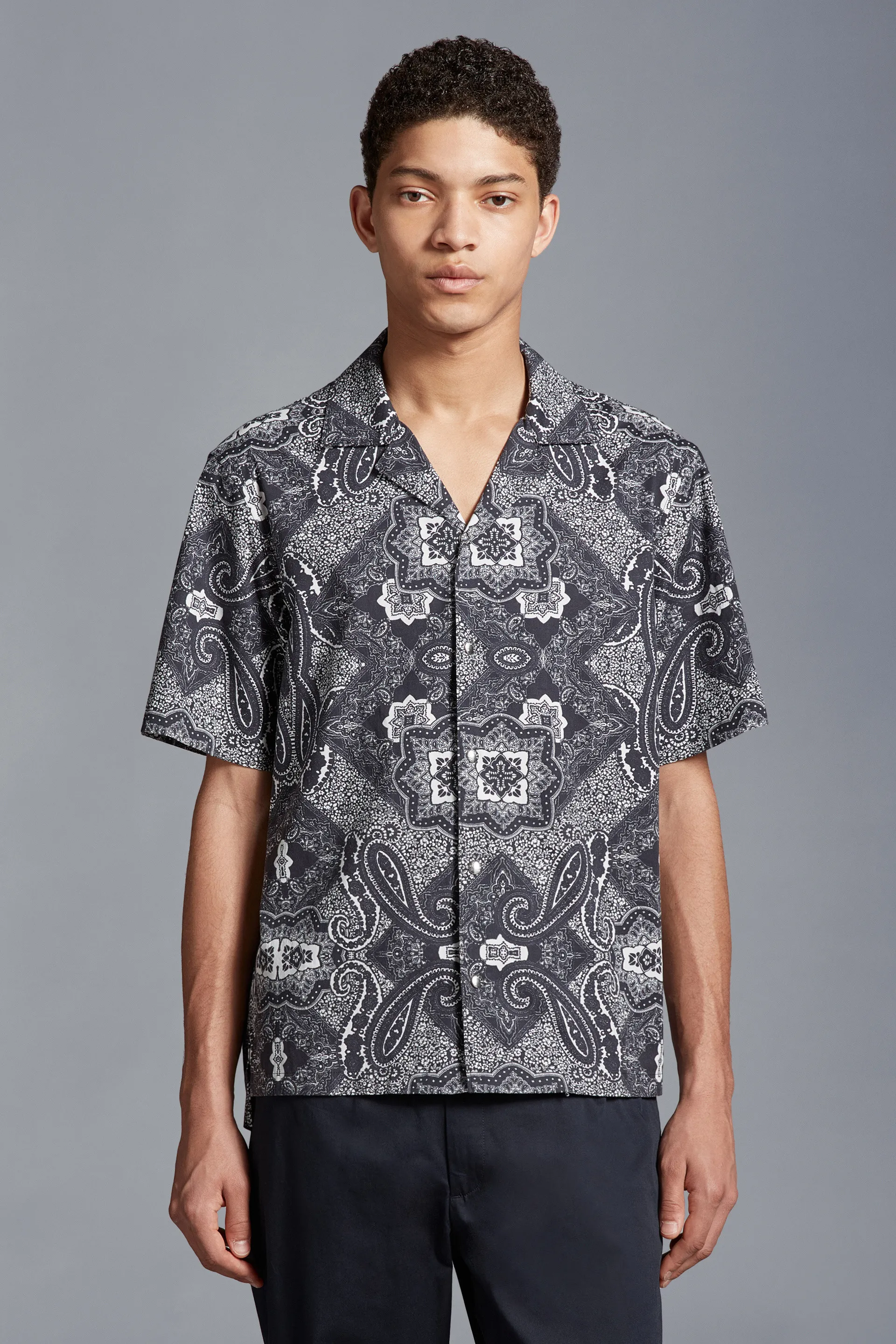 MONCLER Bandana Print Shirt - Shop Now!