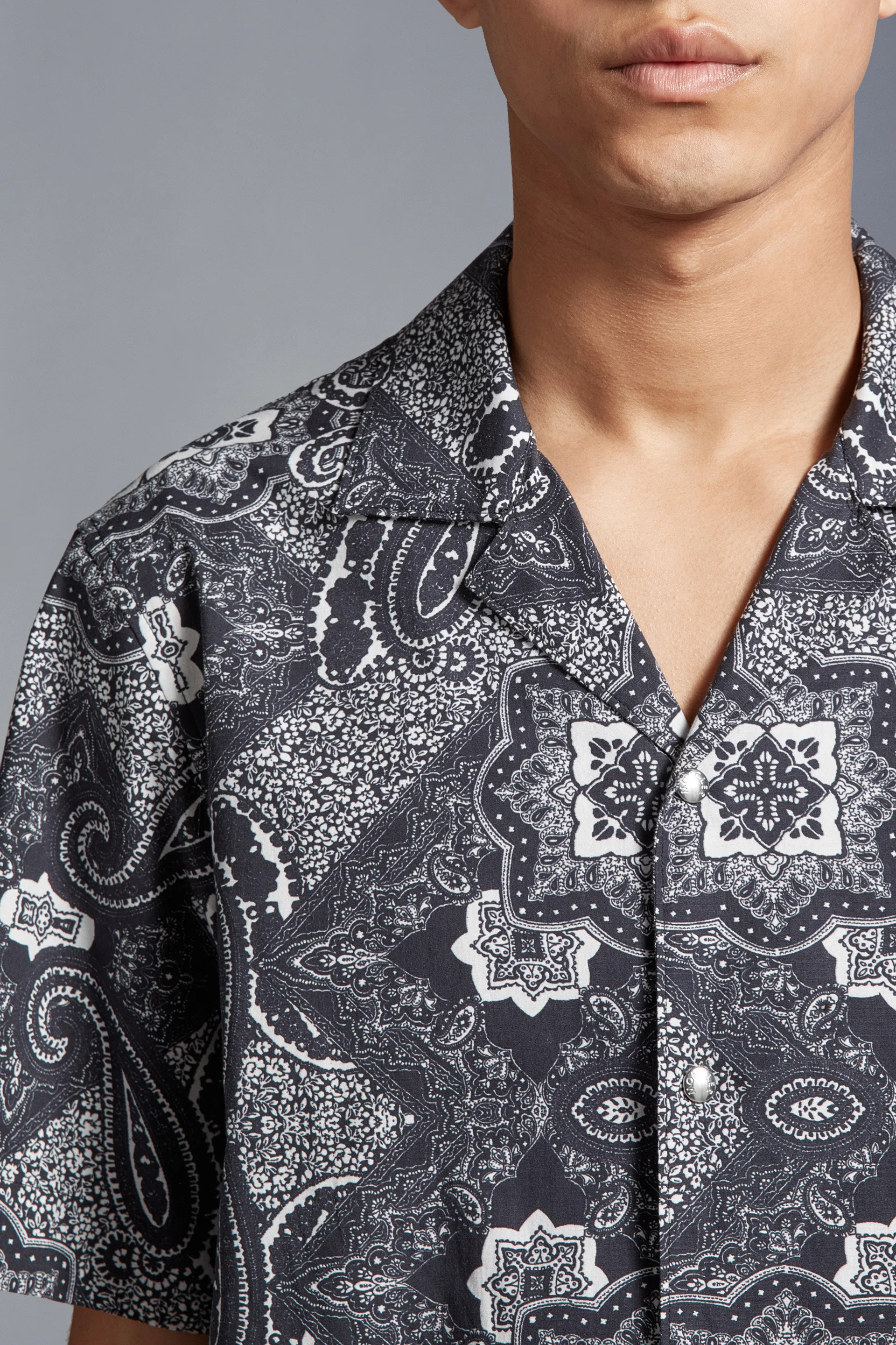 MONCLER Bandana Print Shirt - Shop Now!