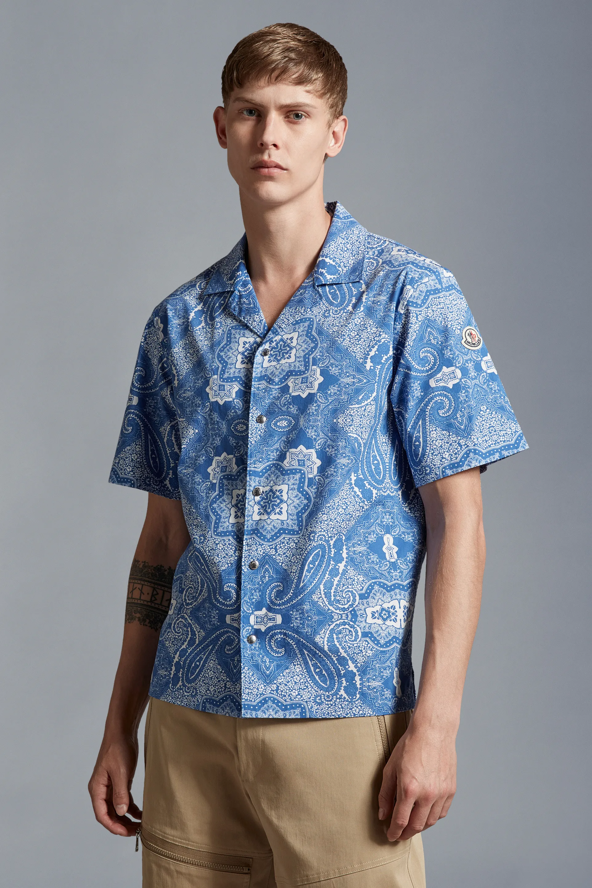 MONCLER Bandana Print Shirt - Shop Now!