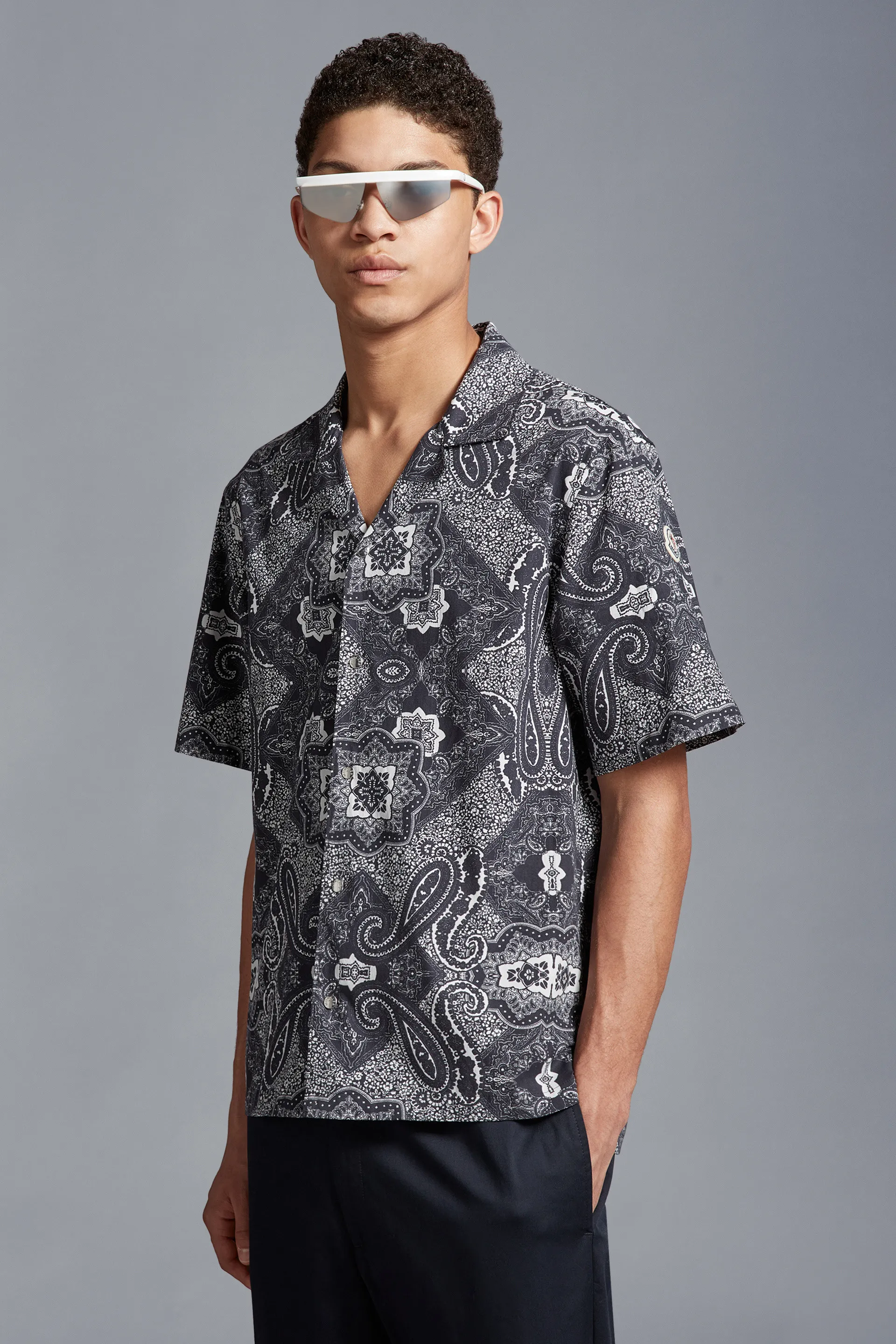 MONCLER Bandana Print Shirt - Shop Now!