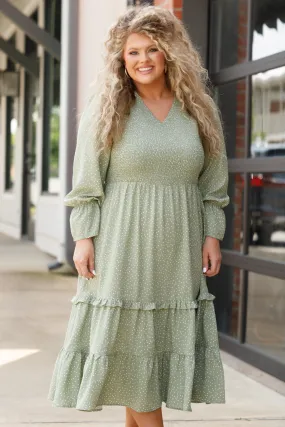 Montana Morning Dress in Green - Shop Now