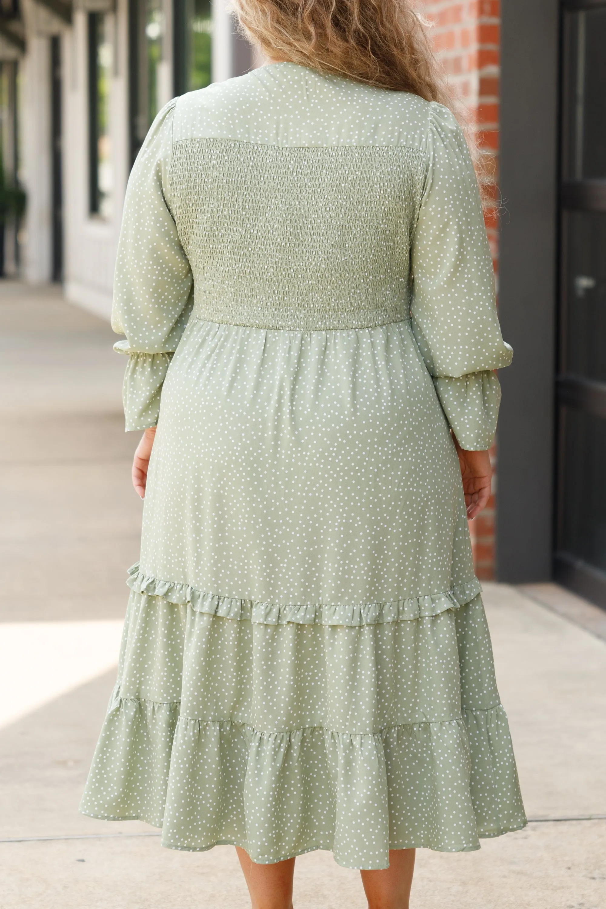 Montana Morning Dress in Green - Shop Now