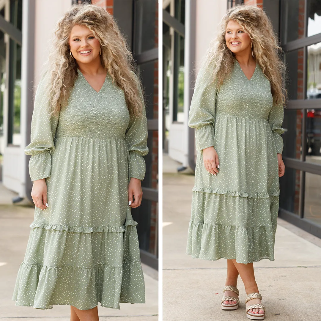 Montana Morning Dress in Green - Shop Now