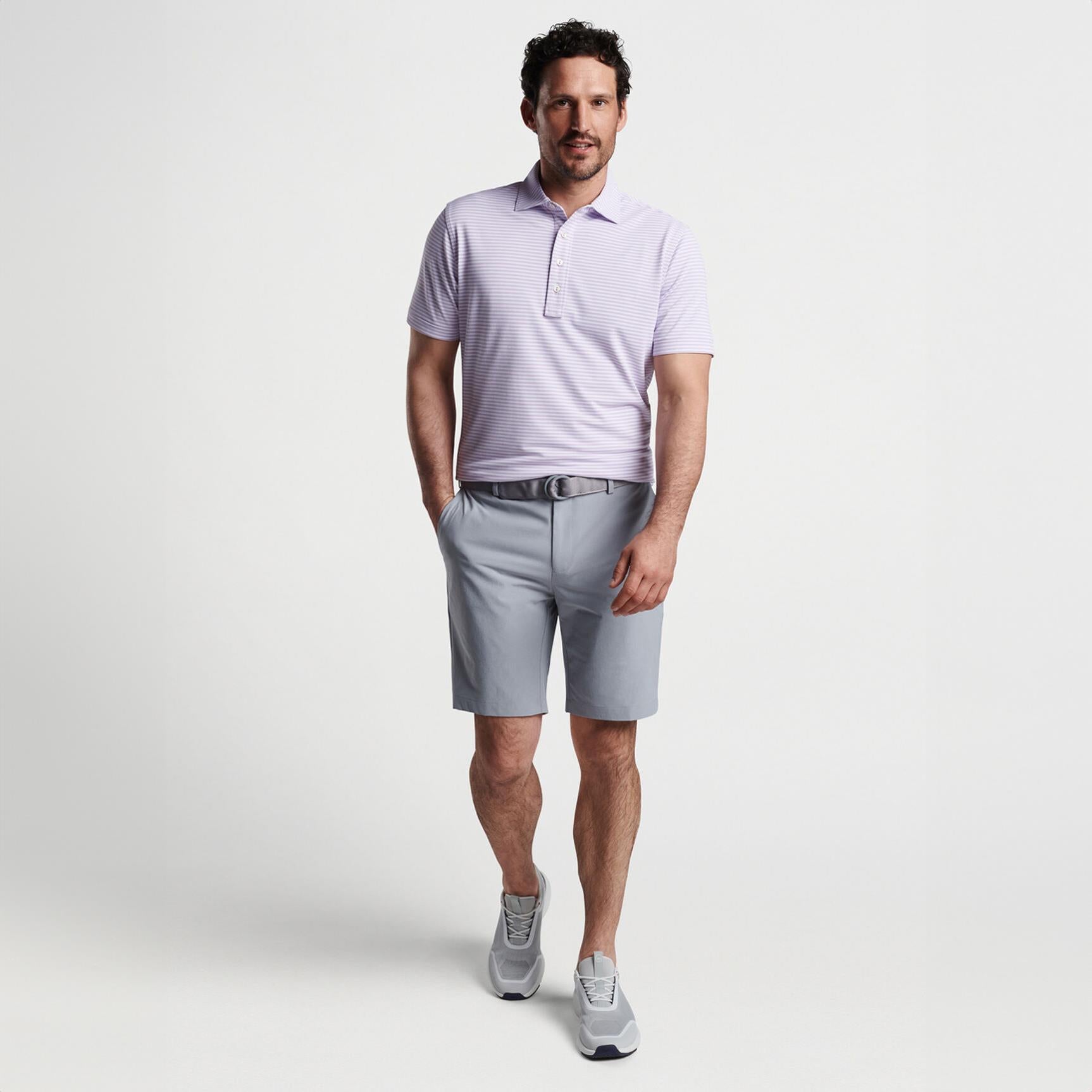 Mood Tailored Fit Performance Polo - Wild Flora (SS24)