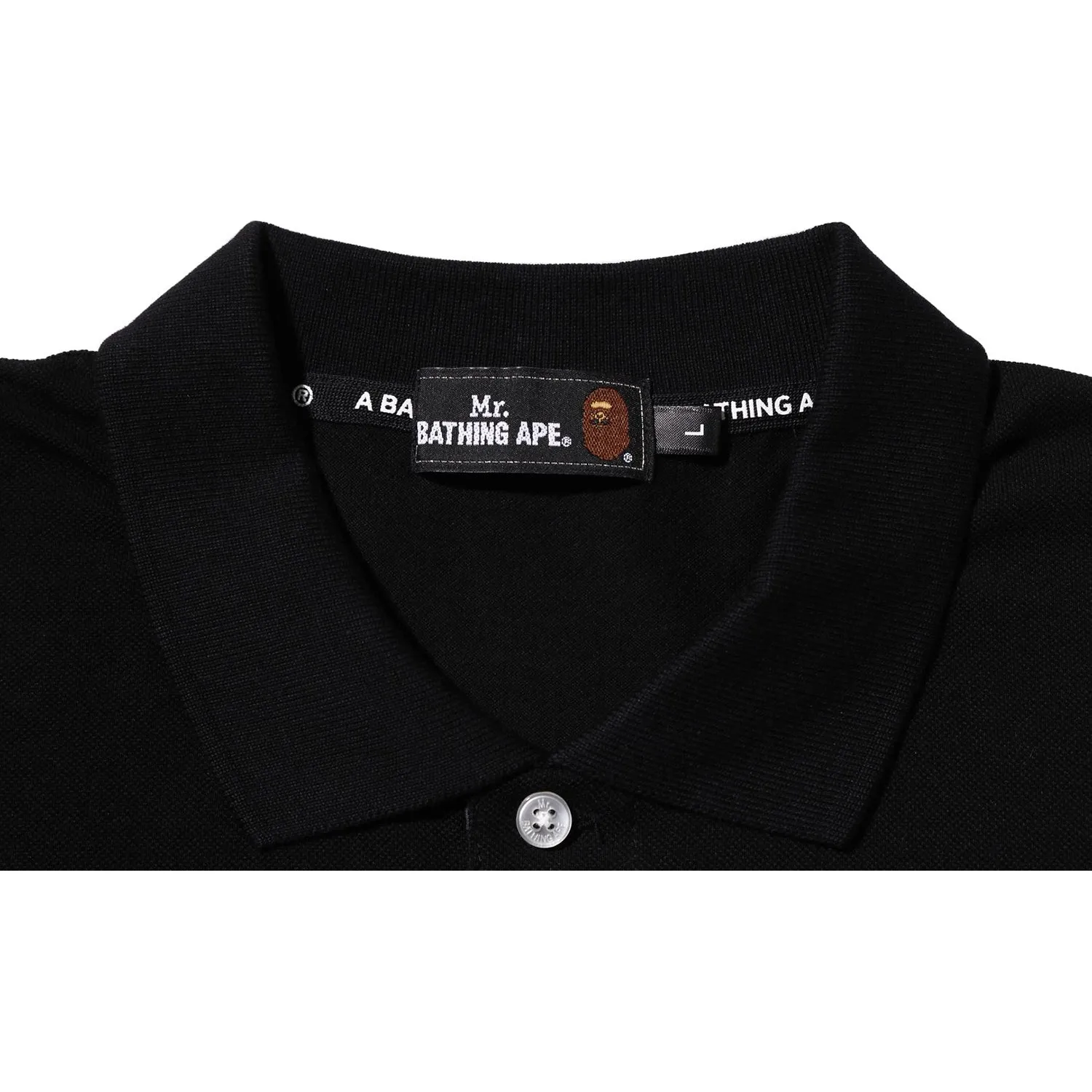 Bape Men's Long Sleeve Polo Shirt