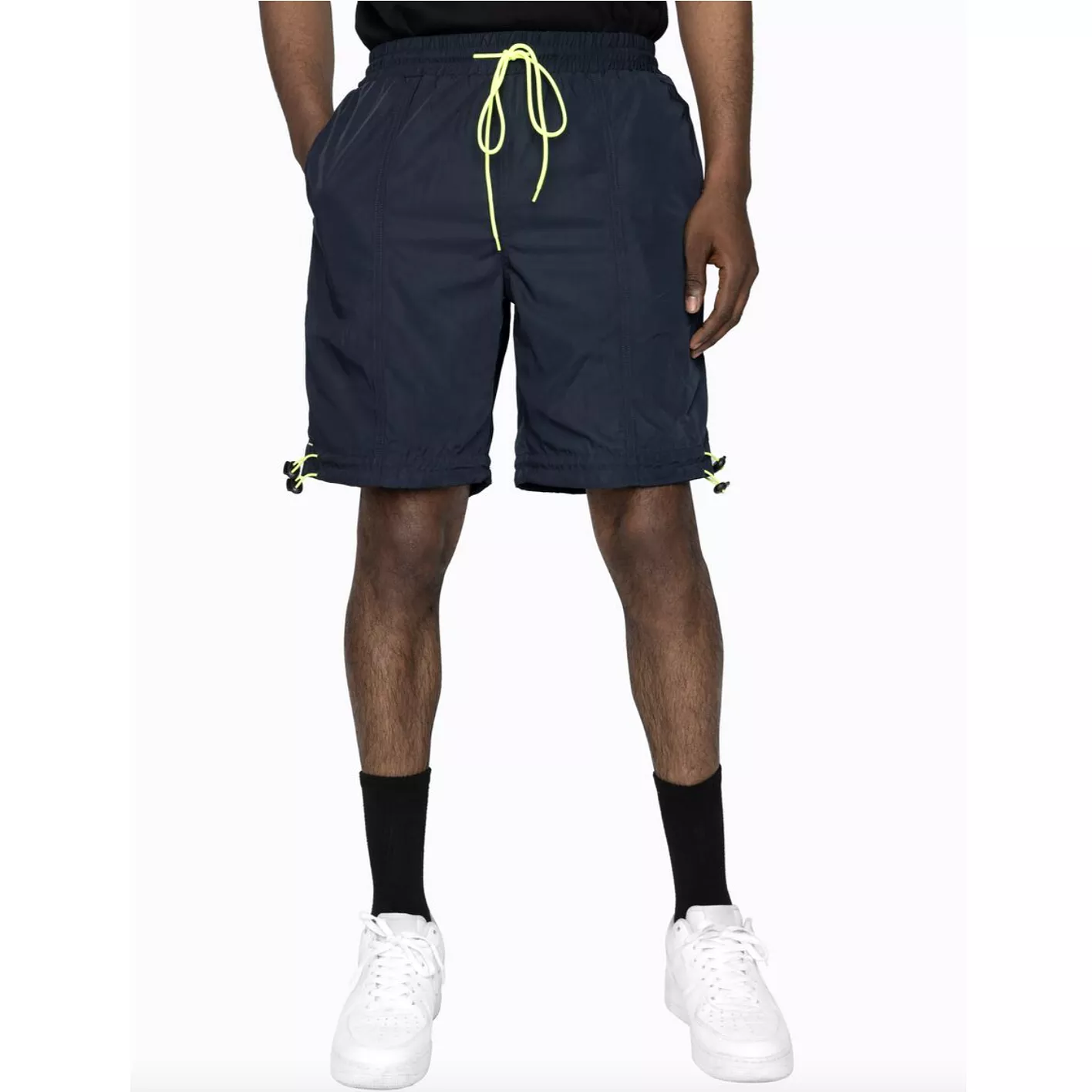 NAVY ATHLETIC SHORTS