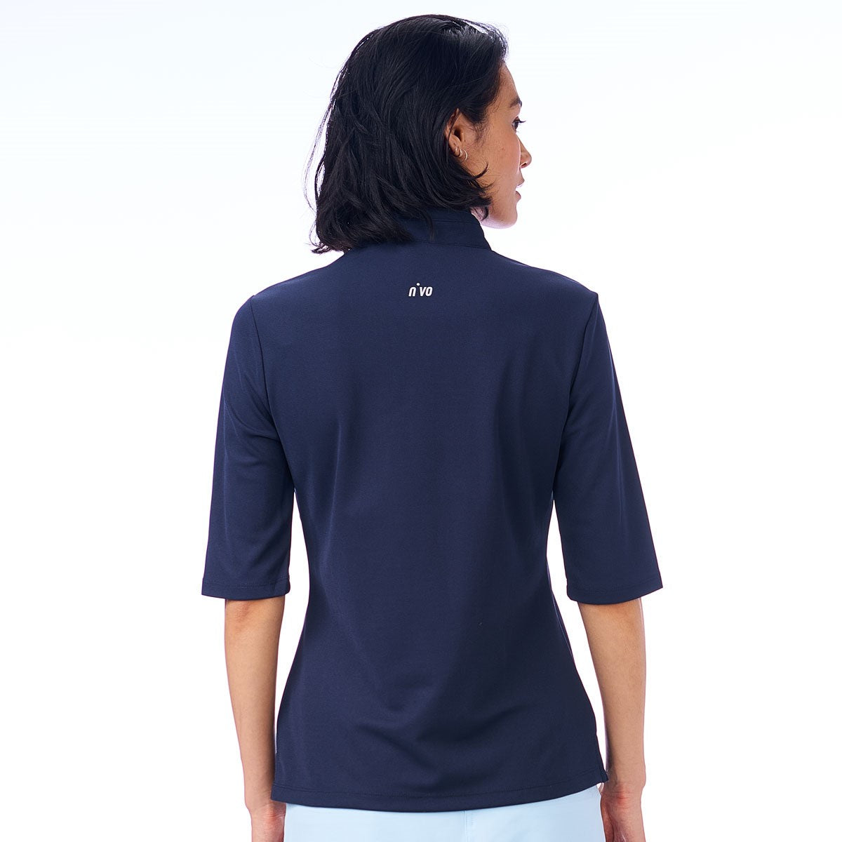 Navy Blue Nivo Polo Elbow Sleeve