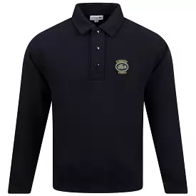 Navy Organic Cotton Polo with Loose Fit - SS24