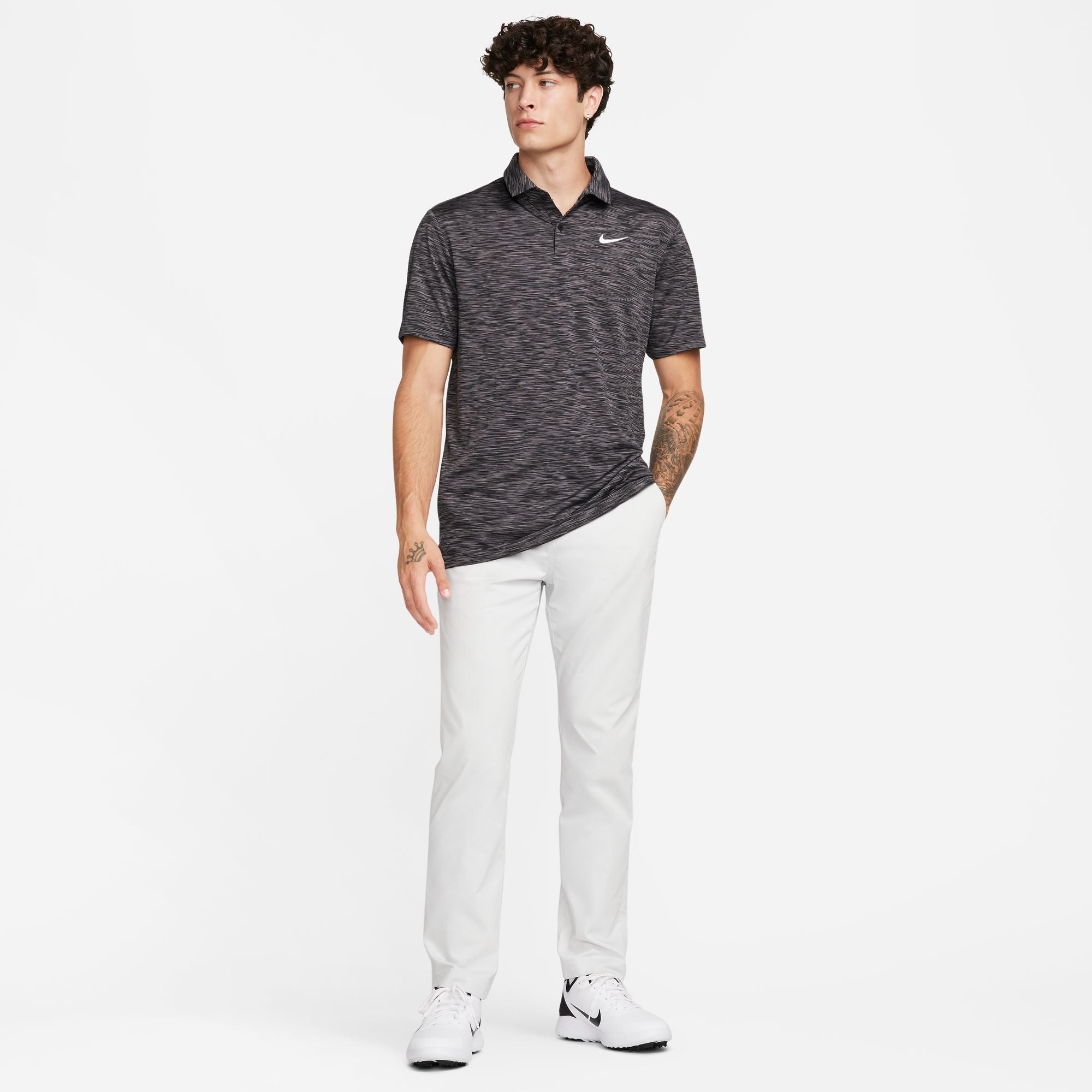 Nike Tour Space Dye Polo - Men's Dri-FIT Shirt