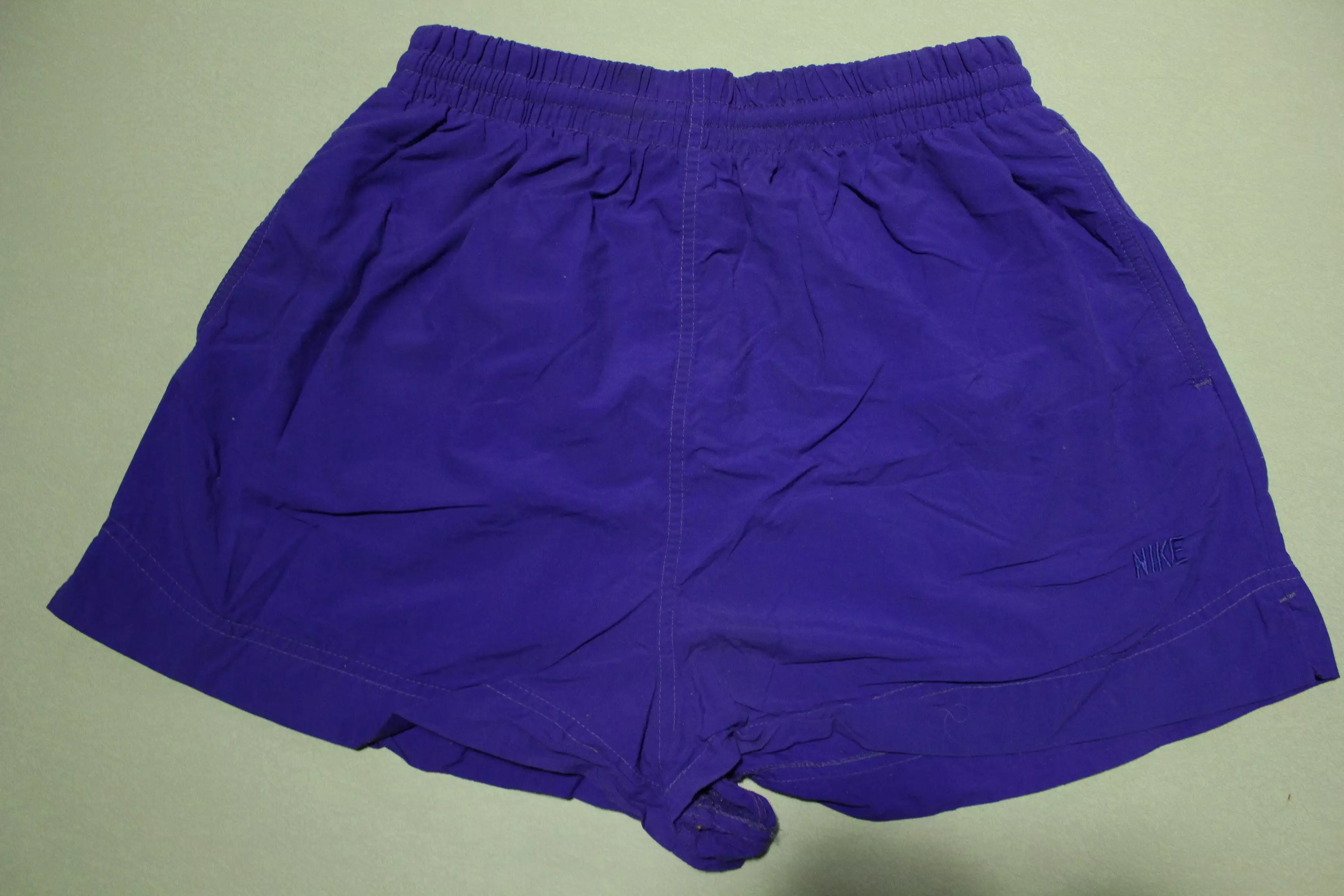 Nike vintage purple running track shorts