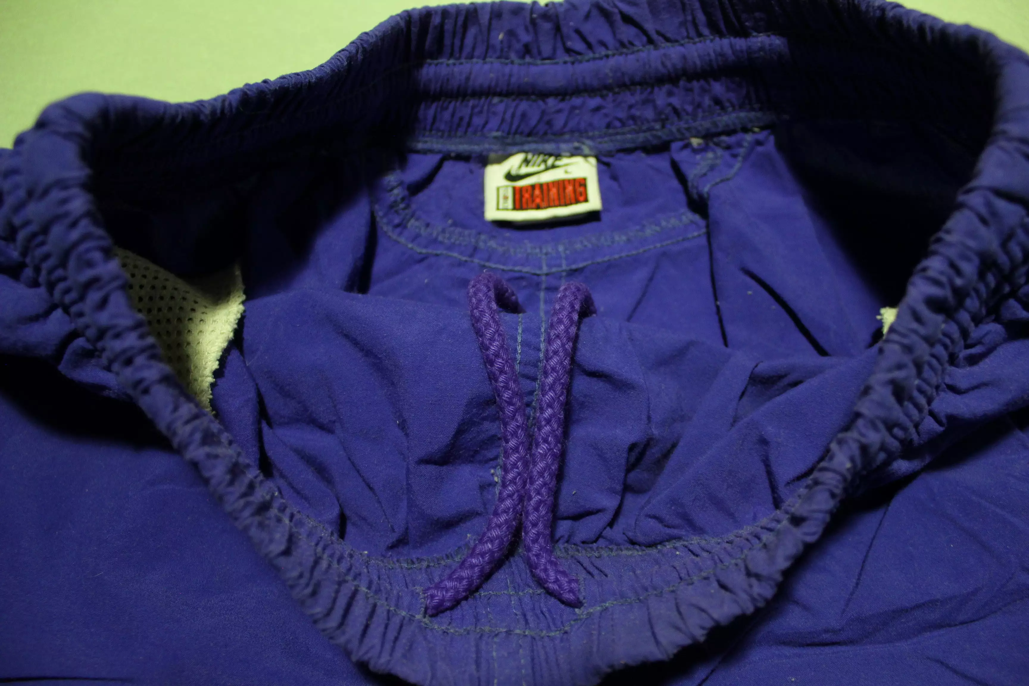 Nike vintage purple running track shorts