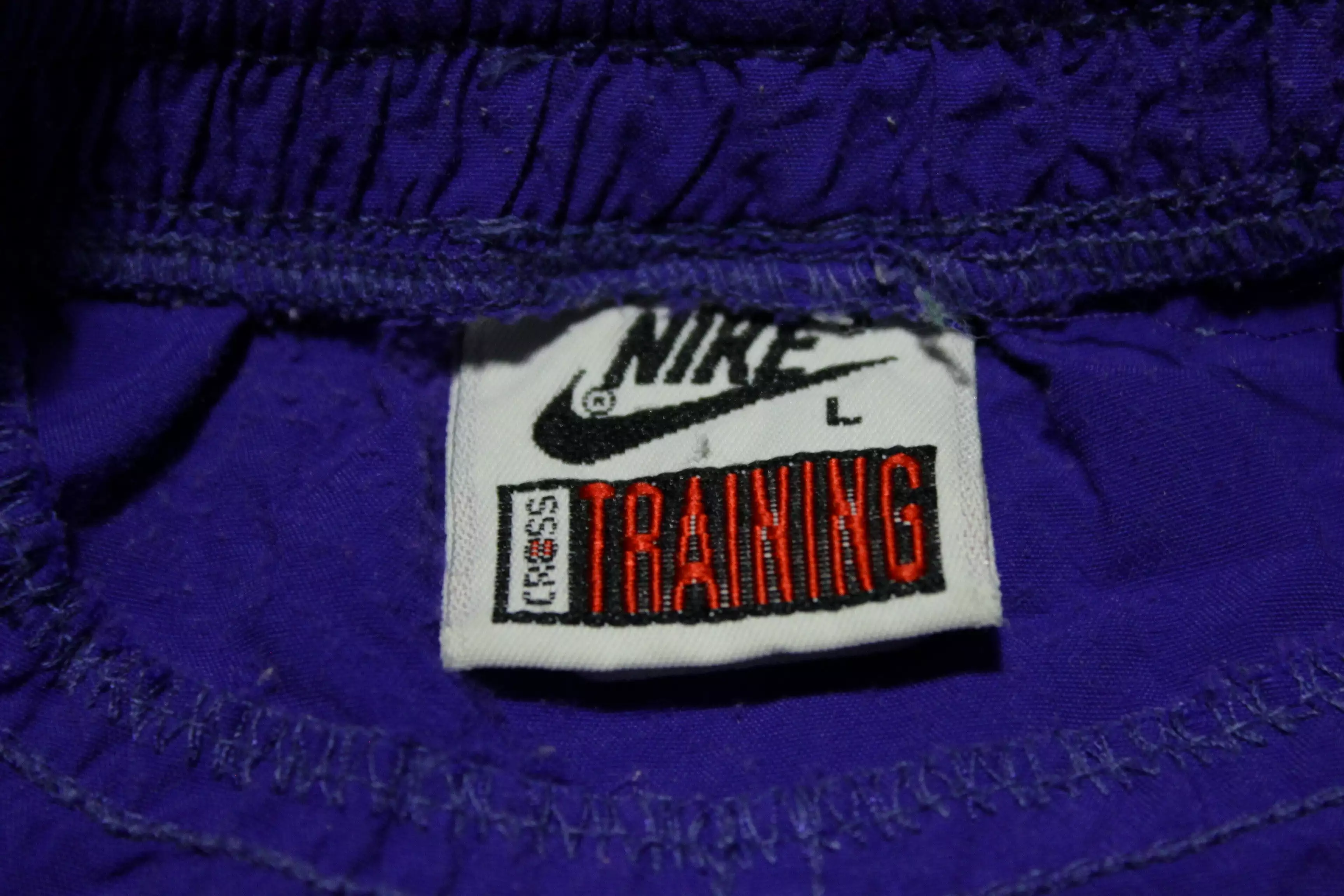 Nike vintage purple running track shorts