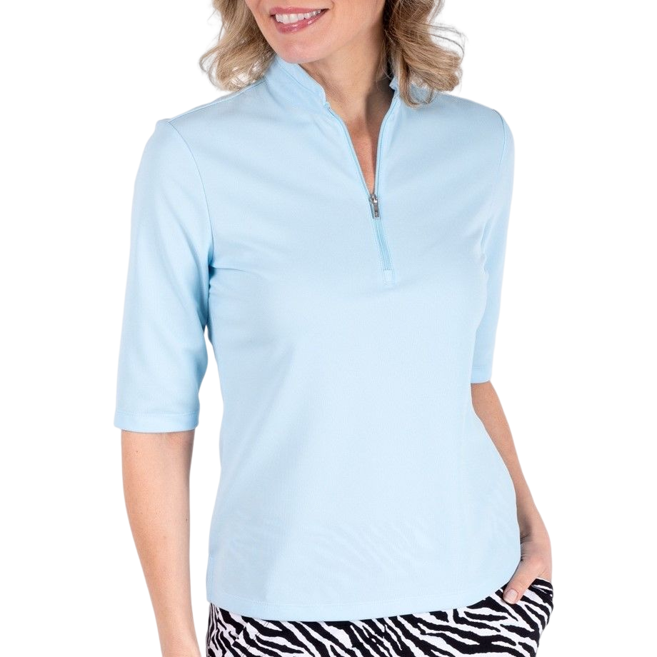 Nivo Polo Elbow Sleeve Noa - Ice Blue | Shop Now