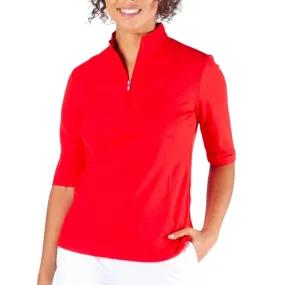 Nivo Polo Elbow Sleeve Noa Red -> Nivo Red Polo Elbow Sleeve - Noa Design