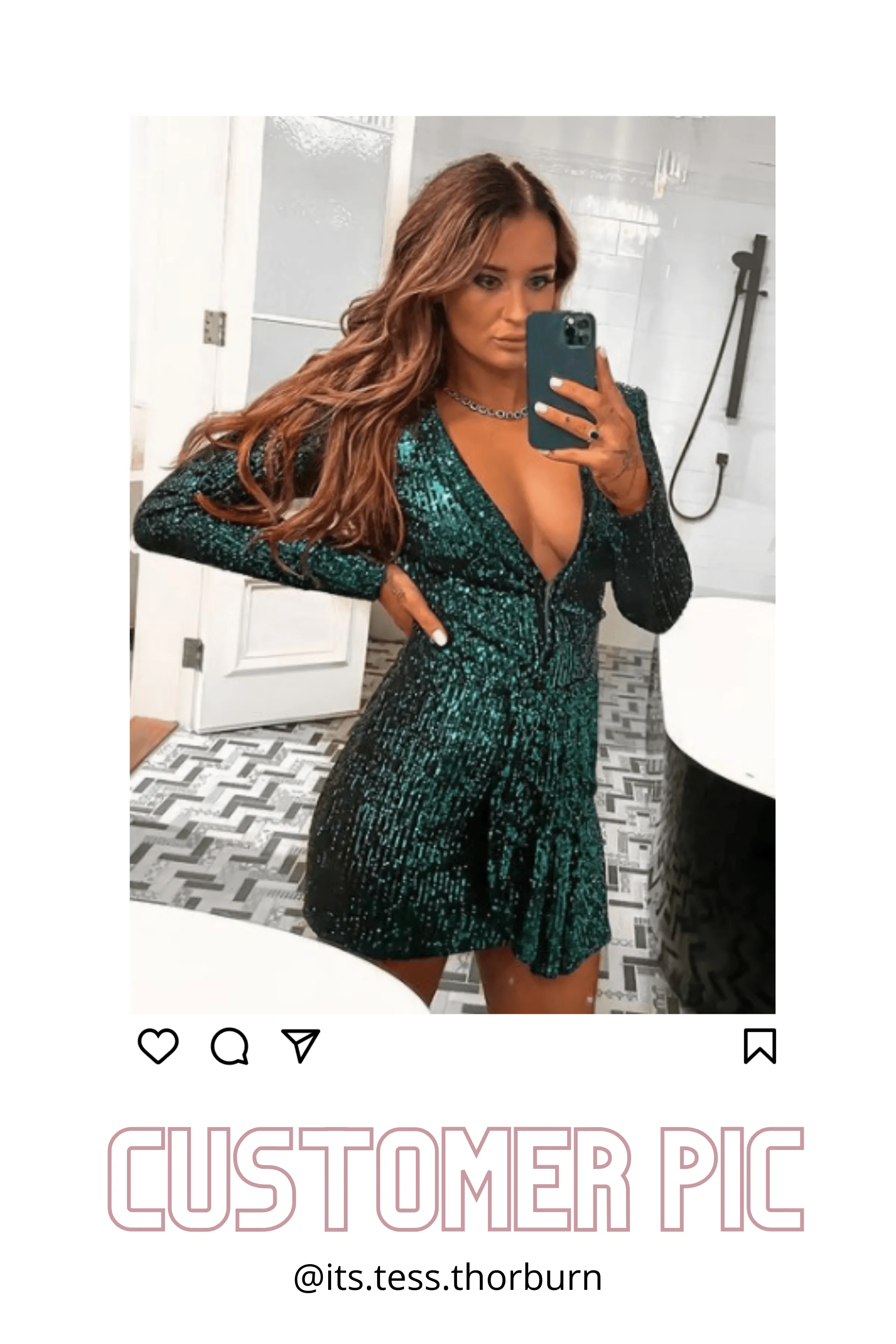 Nookie Sierra Sequin Mini Dress (Emerald Green) - Shop Now!