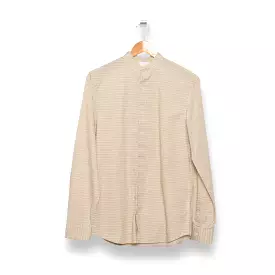 Nowadays Beige Rye Print Shirt