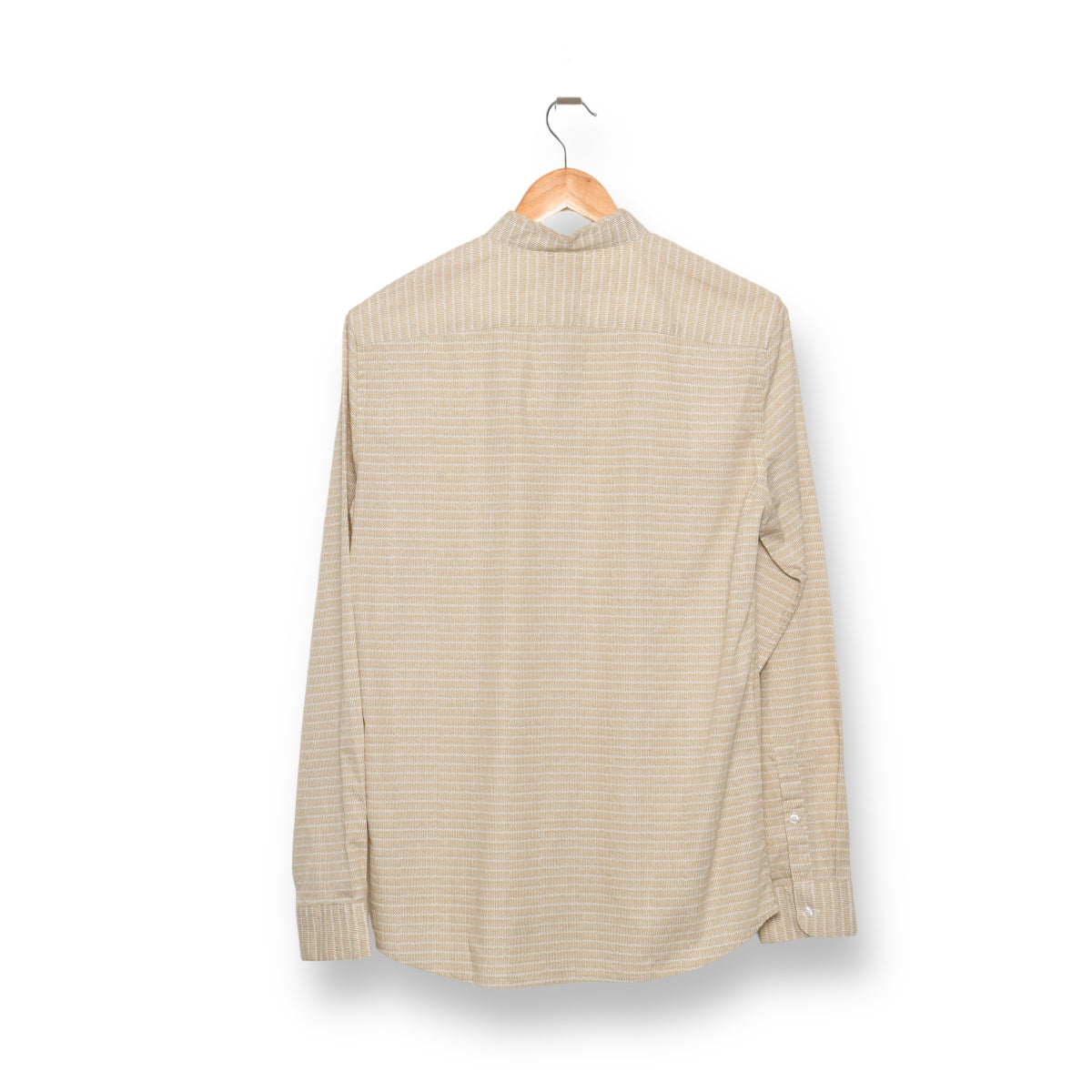 Nowadays Beige Rye Print Shirt