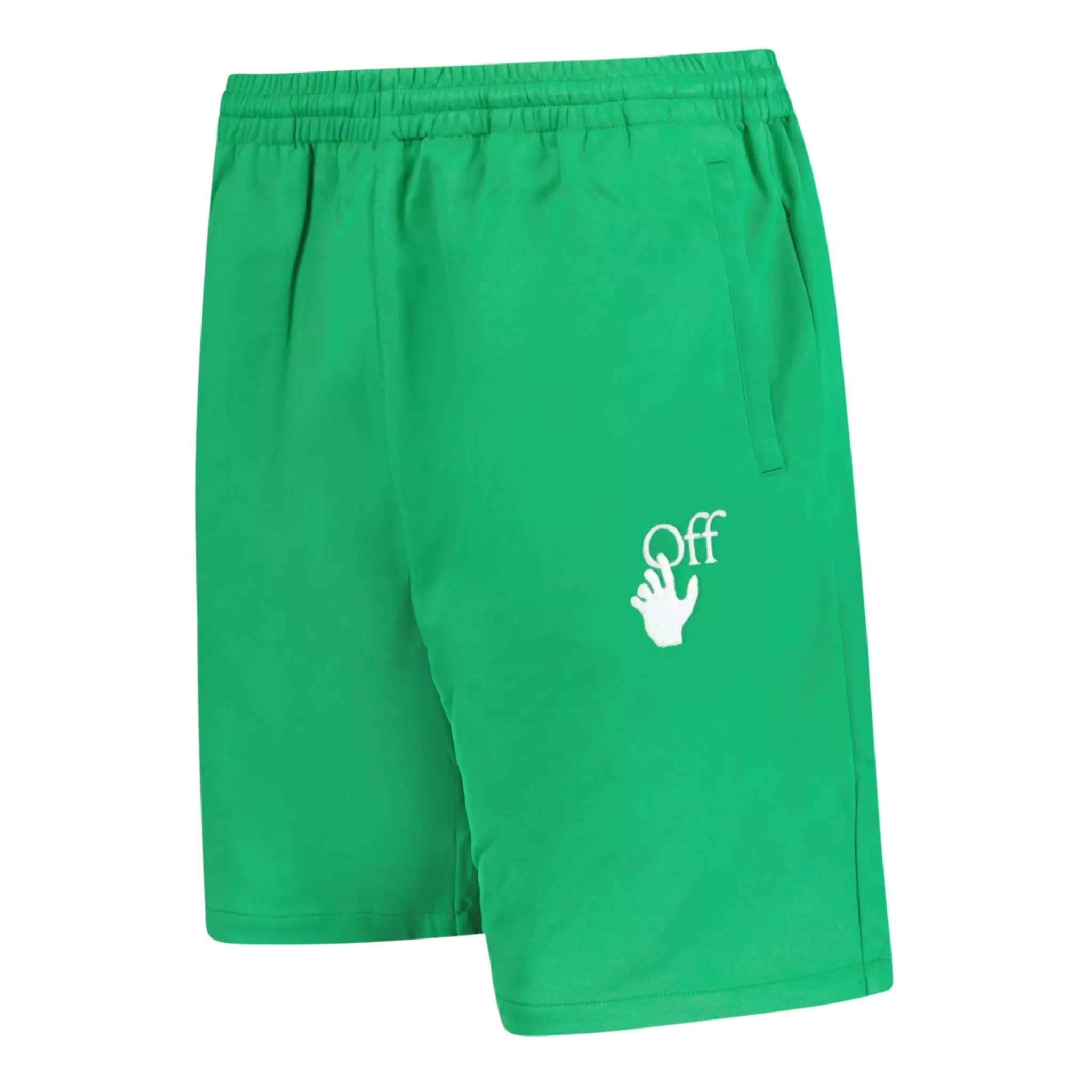 Off-White Skate Track Shorts - Green